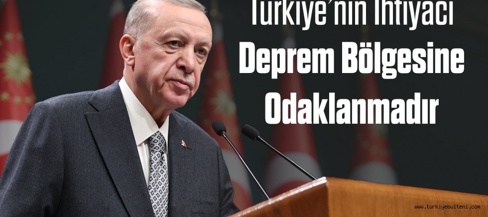 Erdoğan: Yaralar sarılana kadar buradan ayrılmayacağız!