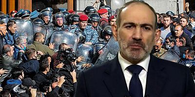 Azerbaycan vurdu Ermeniler sokaklara dökülüp Paşinyan'ın istifasını istedi