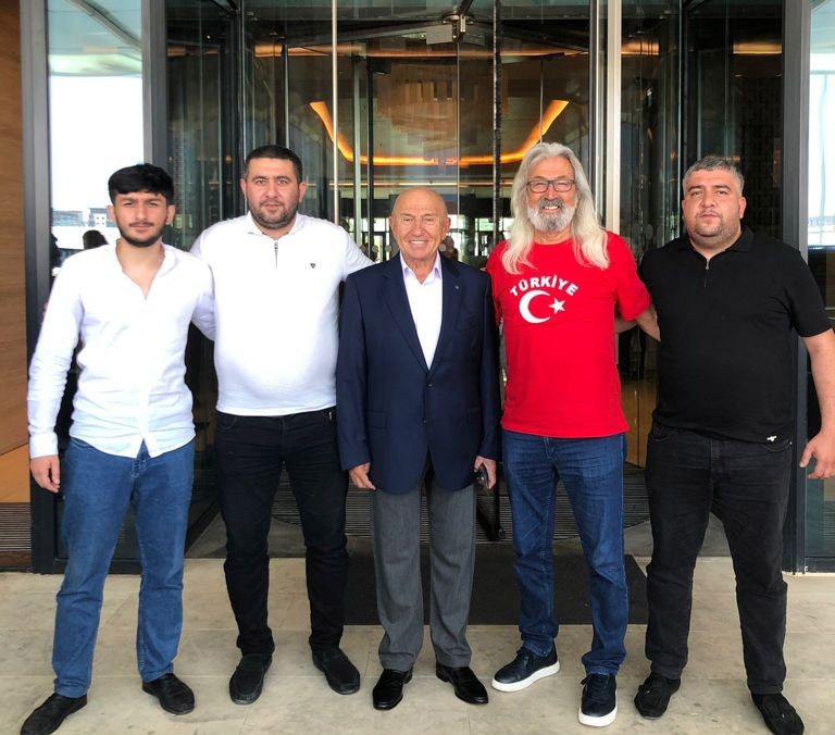 Azeri ve Türk tribün liderleri, A Milli Takım için bir araya geldi