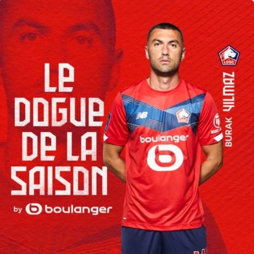 Burak Yılmaz, Lille’de sezonun futbolcusu seçildi