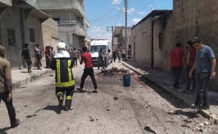 Cerablus’ta bomba yüklü motosiklet patladı: 3 ölü