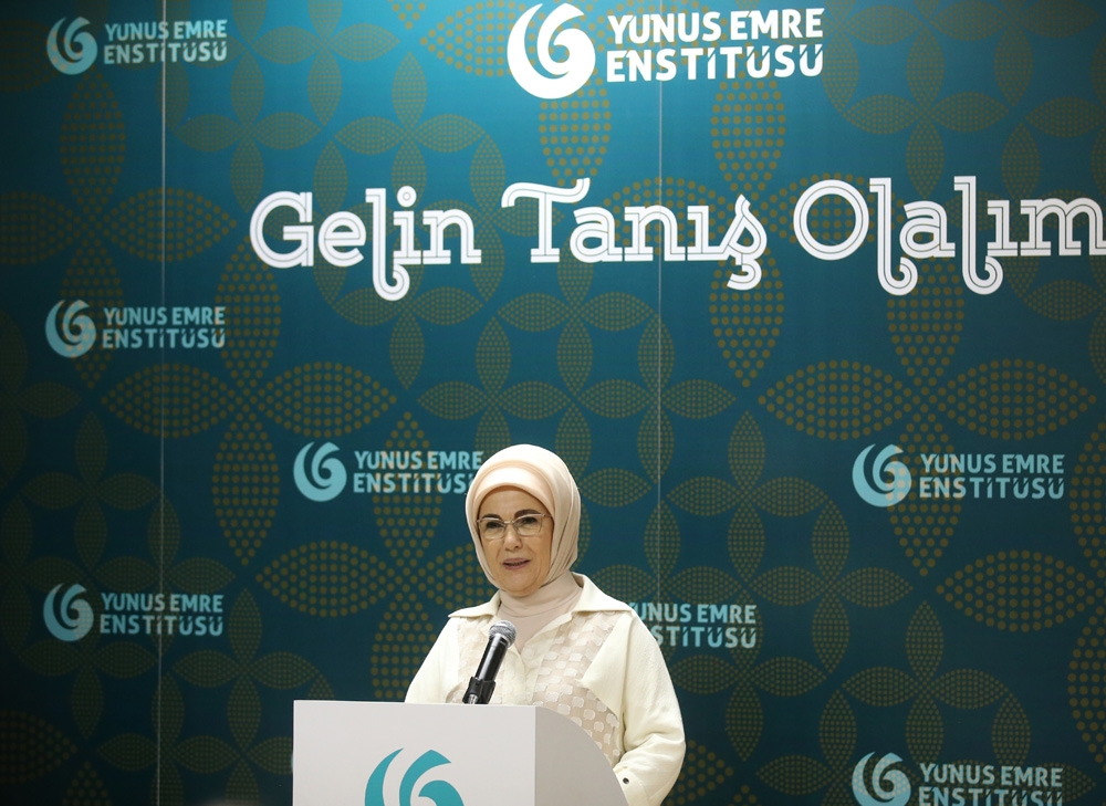 Emine Erdoğan, Yunus Emre Enstitüsü Türk Kültür Merkezinin Açılış Törenine Katıldı