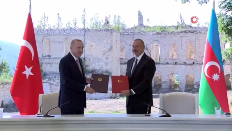 Erdoğan ve Aliyev, Şuşa Beyannamesini imzaladı
