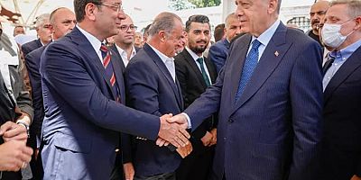 Erdoğan ve İmamoğlu'ndan cenazede olay yaratan hareket!