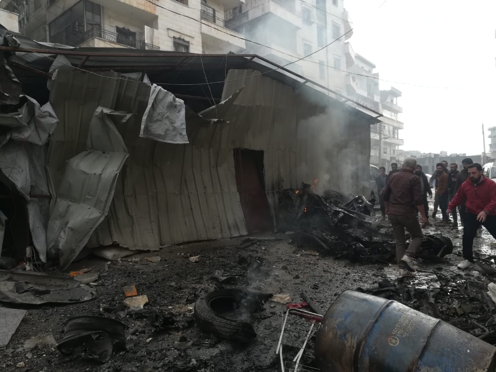 Esad rejiminden İdlib’de hava saldırısı: 7 ölü, 20 yaralı