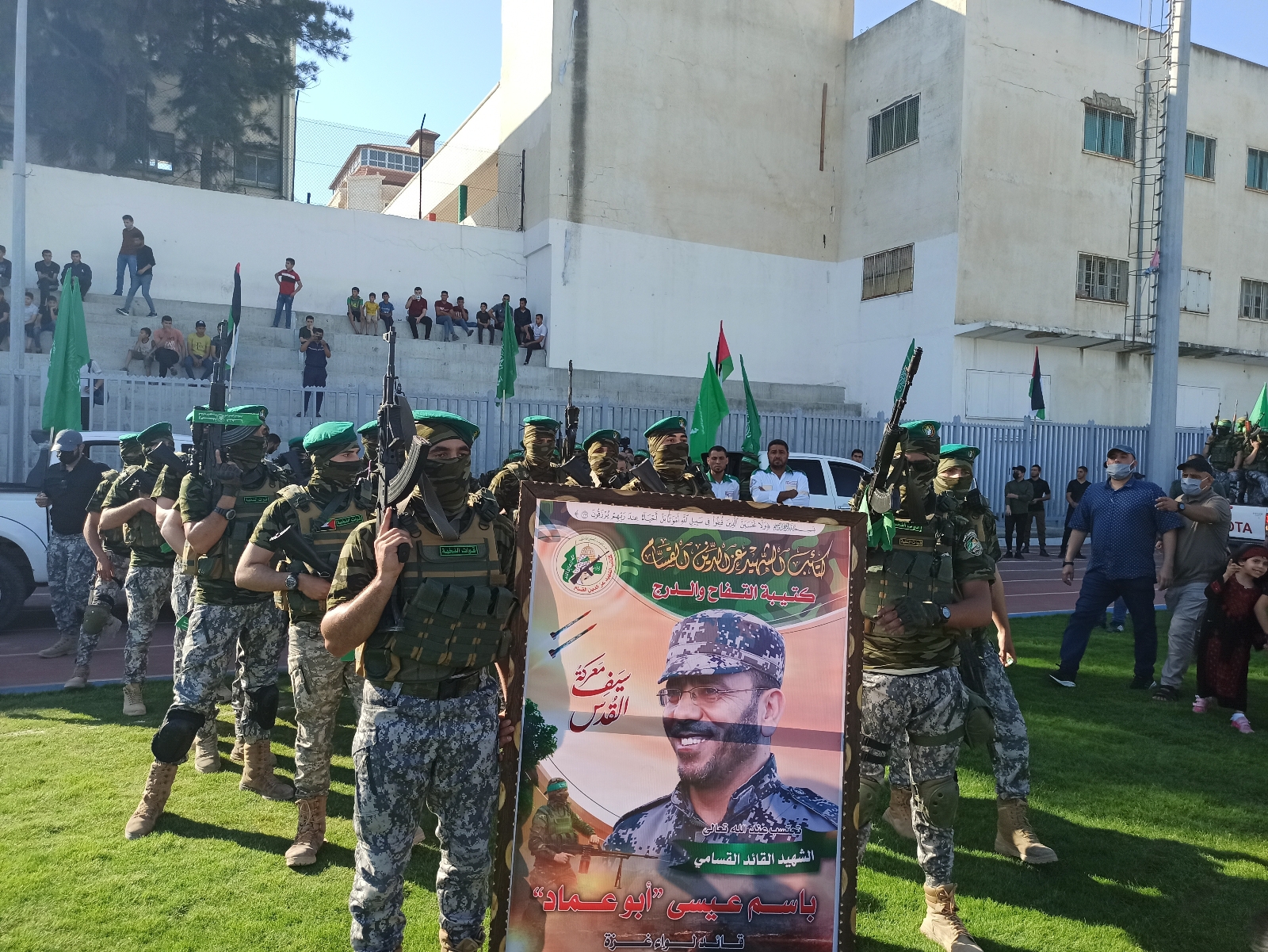 Hamas, Gazze Şeridi’nde hayatını kaybedenler adına toplu anma töreni düzenledi