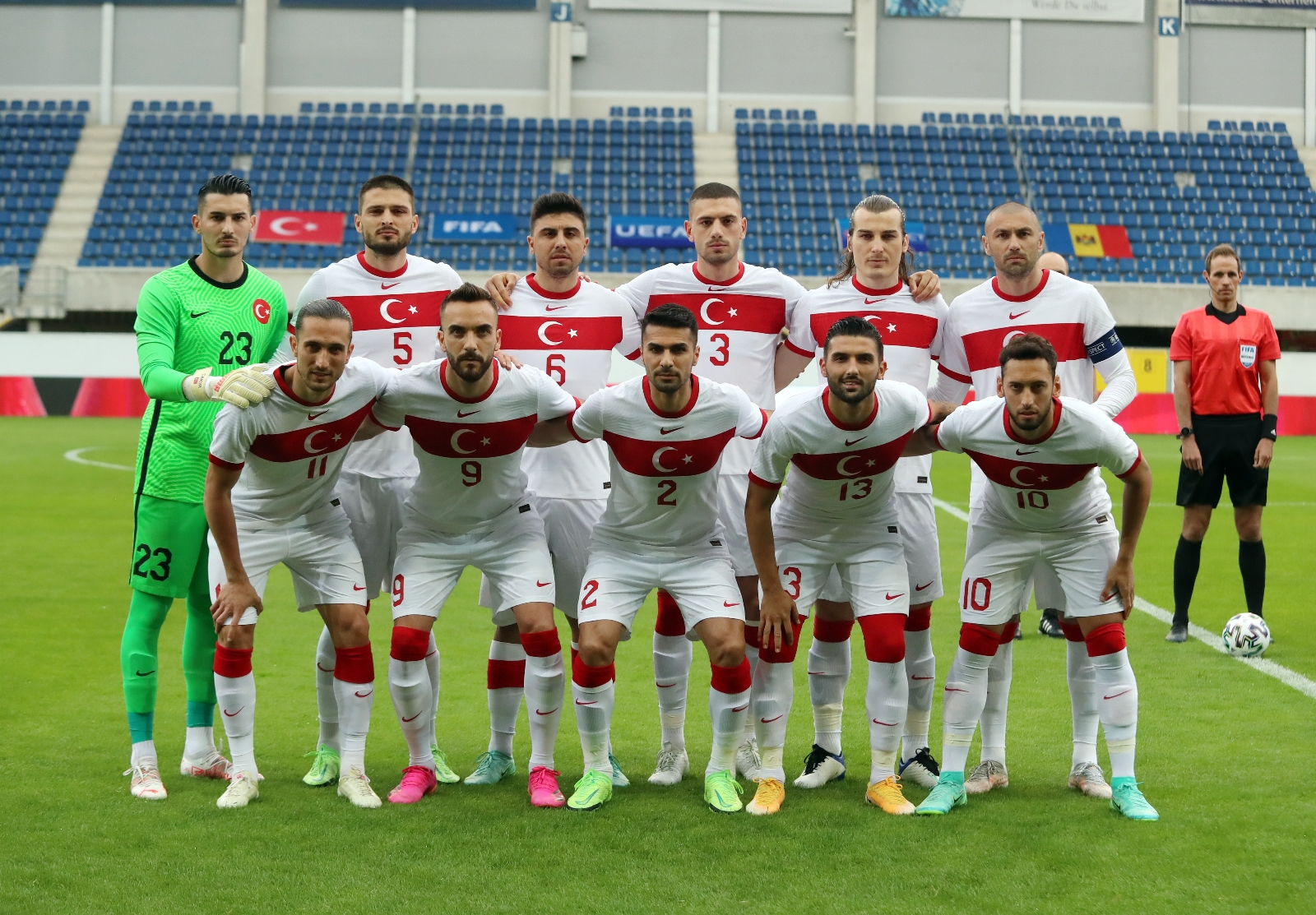 Hazırlık maçı: Türkiye: 0 - Moldova: 0 (İlk yarı)