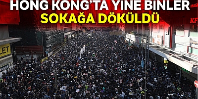 Hong Kongta Gösterilerin 6. Ayında Binlerce Kişi Yine Sokaklarda