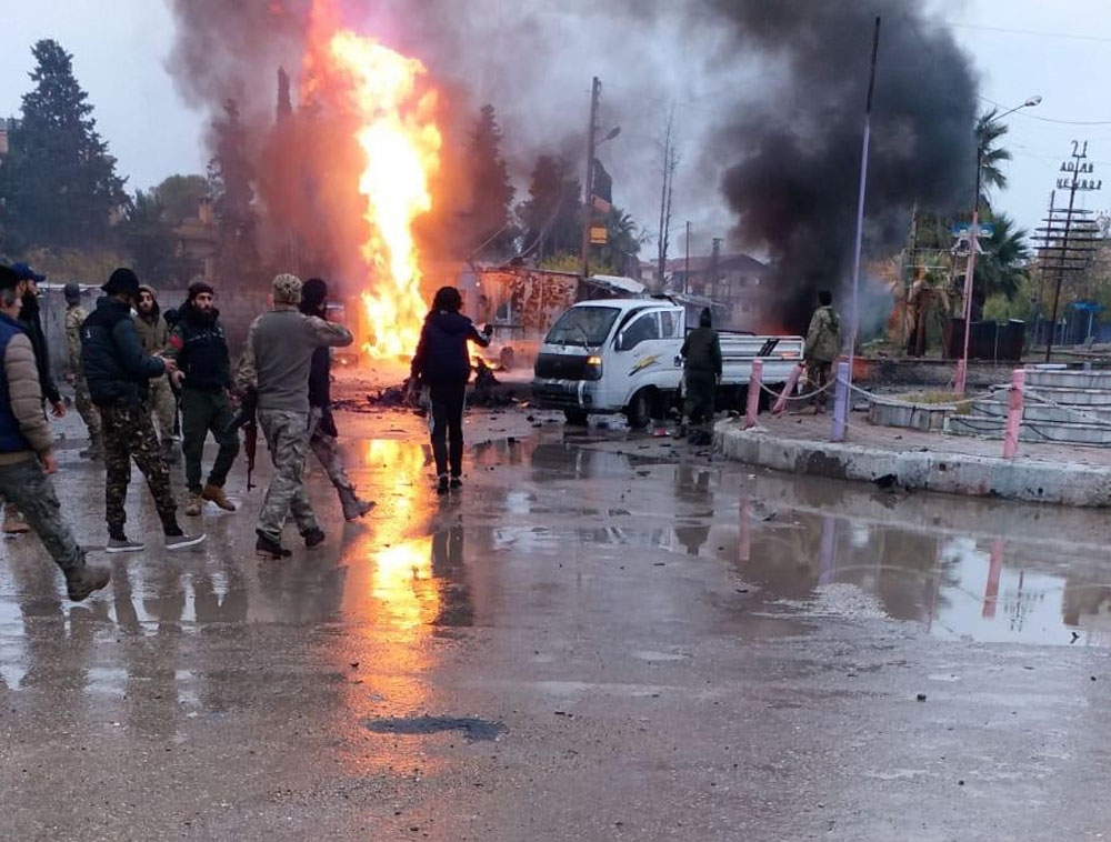 Rasulaynda 2 Bomba Yüklü Araç Patladı: 1 Ölü, 6 Yaralı