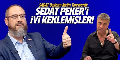 SADAT Başkanı Melin Tanrıverdi: Sedat Peker'i iyi keklemişler!