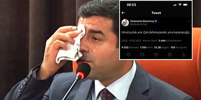 Selahattin Demirtaş desteklediği Millet İttifakı için yeni tweeti attı