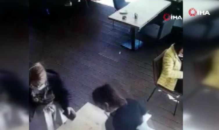 Şişli’de restoranda hırsızlık anları kamerada