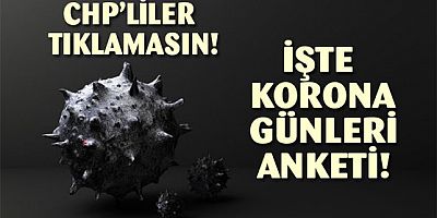 Türkiye'deki koronavirüs için yapılan son anket!