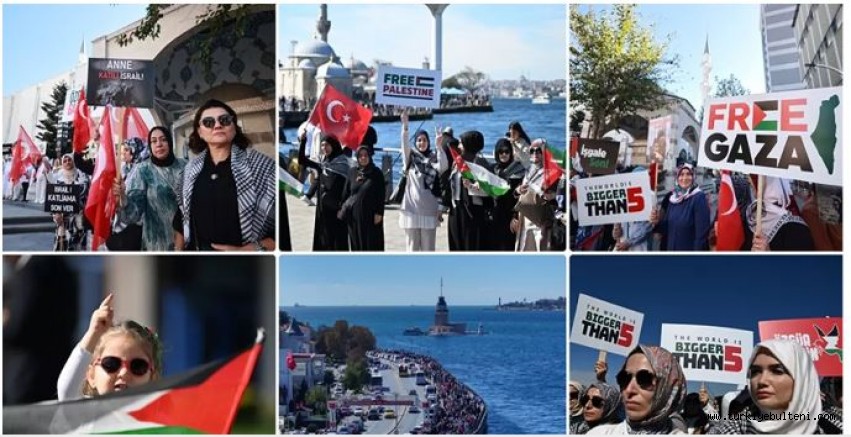 81 ilde 'Gazze İçin Sessiz Çığlık' etkinliği düzenlendi