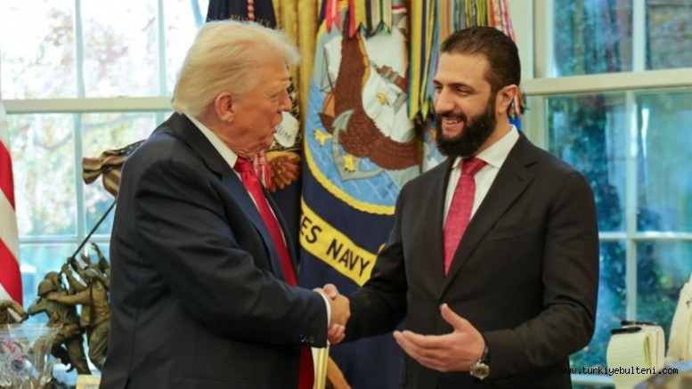 ABD Başkanı Trump, Suriye Cumhurbaşkanı Şara ile görüştü