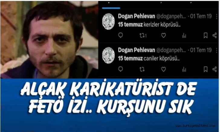 Alçak karikatürist de FETÖ izi.. Erdoğan'a ilk kurşunu kim sıkacak