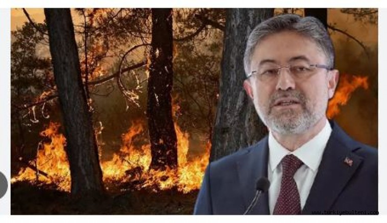 Bakan Yumaklı'dan orman yangını açıklaması: Teyakkuz halindeyiz 