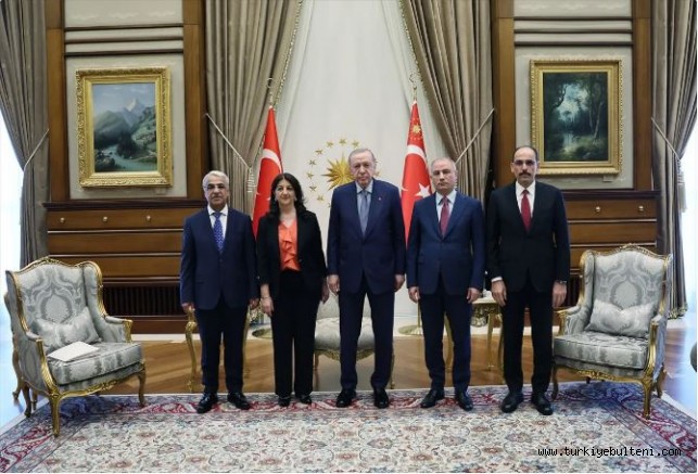Cumhurbaşkanı Erdoğan, DEM heyetini kabul etti