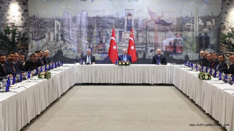 Cumhurbaşkanı Erdoğan MÜSİAD heyetini kabul etti.