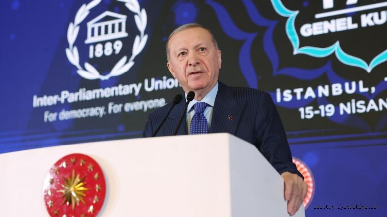 Erdoğan: Uluslararası sistem bugün büyük bir meşruiyet kriziyle yüz yüzedir