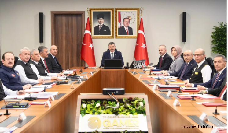 İçişleri Bakanlığı'nda sınır güvenliği toplantısı...