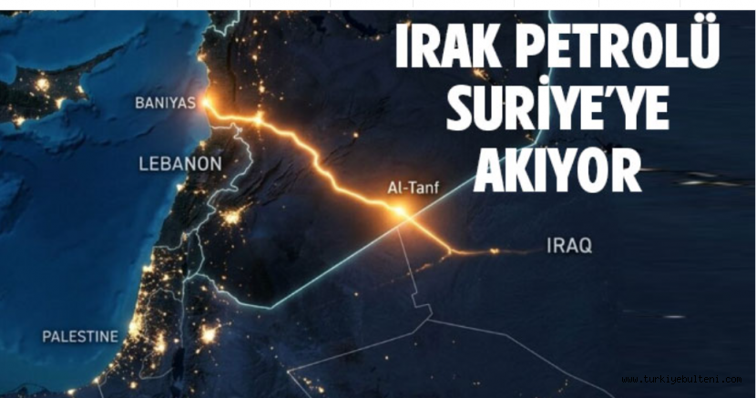 Irak petrolü Suriye'ye doğru akıyor... İlk konvoylar Banias'a ulaştı..