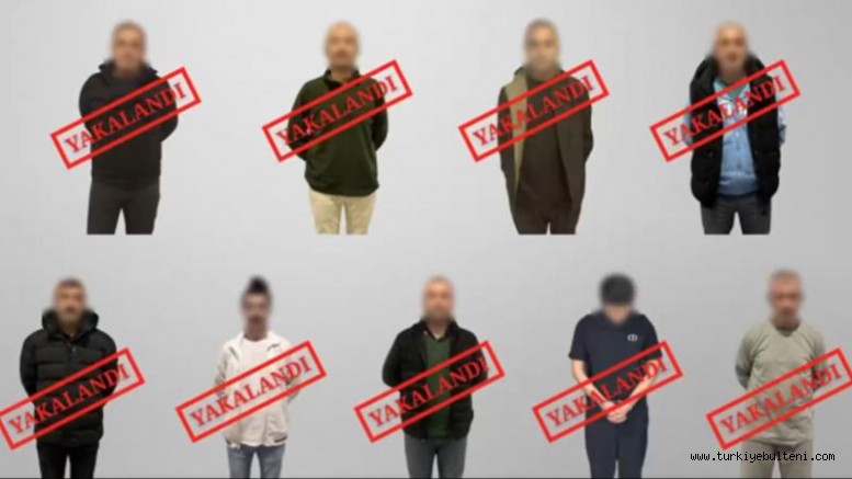 Kırmızı bültenle  aranan 9 suçlu Türkiye'ye getirildi