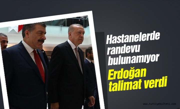 MHRS'de randevu bulunamıyor! Cumhurbaşkanı Erdoğan talimat verdi