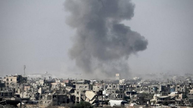 Soykırımcı İsrail, Gazze'ye yine saldırdı