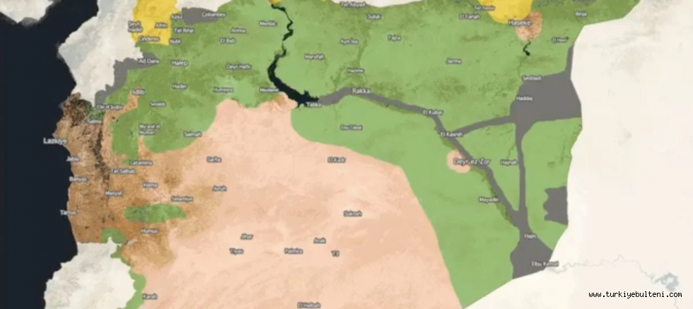 Suriye'de harita iki günde değişti:Son 15 yıldaki değişim dikkat çekiyor