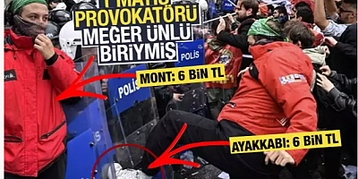 1 Mayıs’ta polis tekmeleyen provokatör Basel’miş!