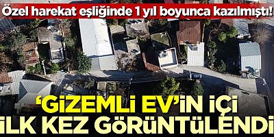 1 yıl boyunca kazılan 'Gizemli ev'in içi ilk kez görüntülendi
