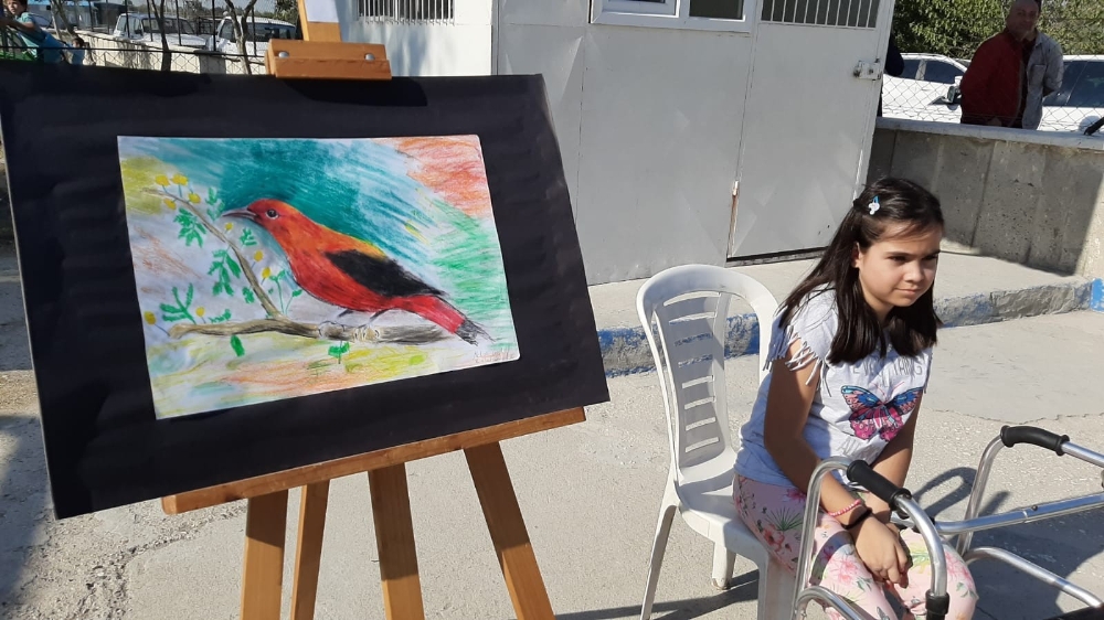 13 Yaşındaki Melisa Engelleri Resimle Aştı