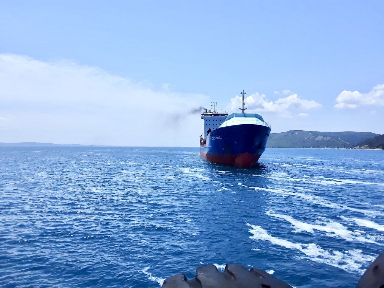 136 metrelik gemi Çanakkale’de arızalandı