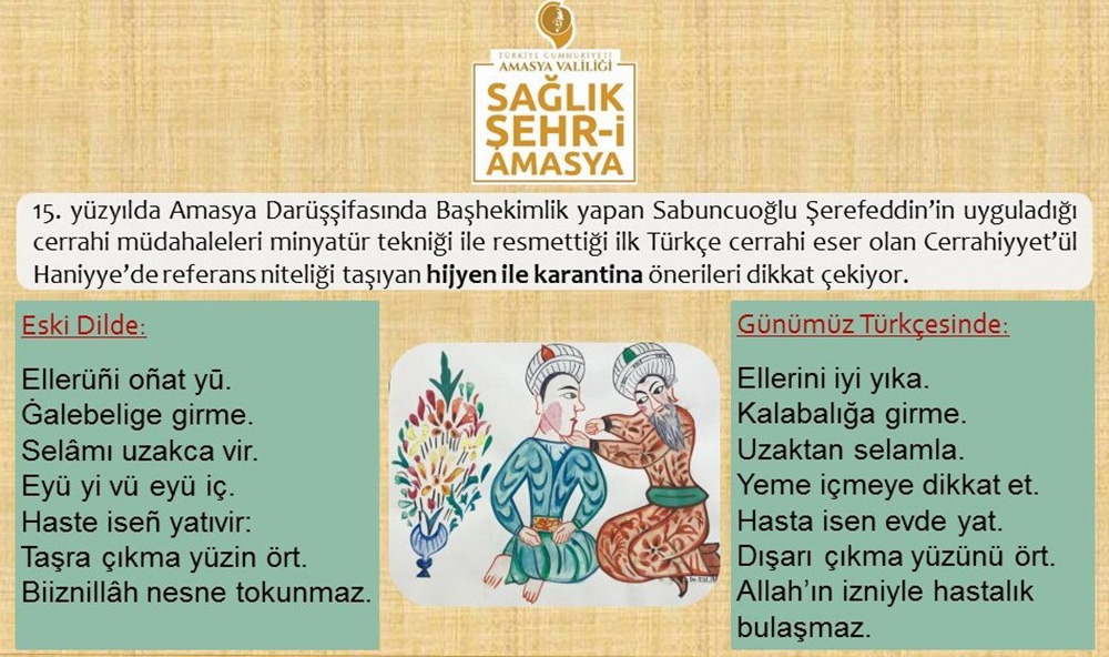 15. asırdaki karantina ve hijyen önerileri