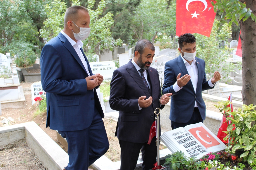 15 Temmuz gazileri, şehitleri unutmadı