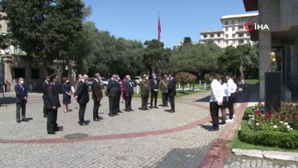 19 Mayıs Atatürk’ü Anma, Gençlik ve Spor Bayramı Azerbaycan’da kutlandı