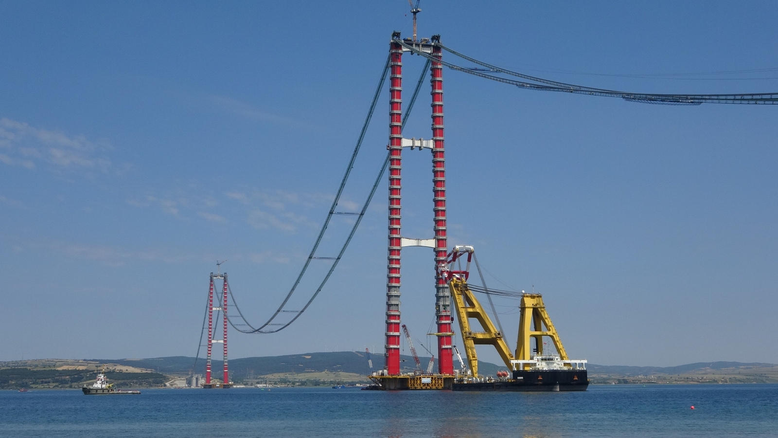 1915 Çanakkale Köprüsü’nde kedi yolundaki köprülerin sökümüne başlandı