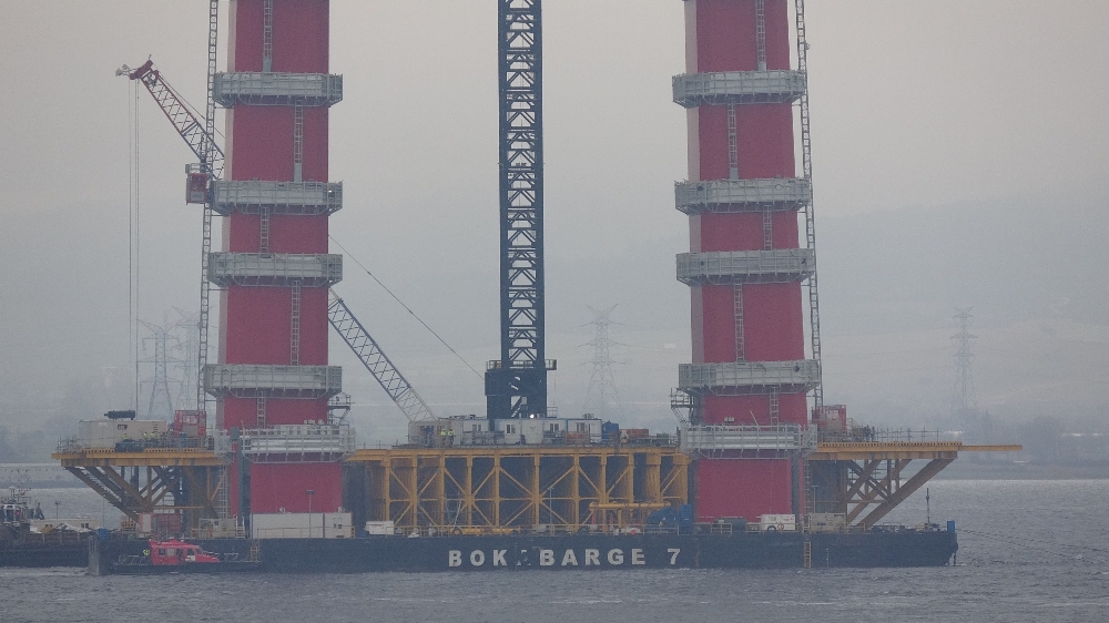 1915 Çanakkale Köprüsü’nün ayakları 161 metre uzunluğa ulaştı