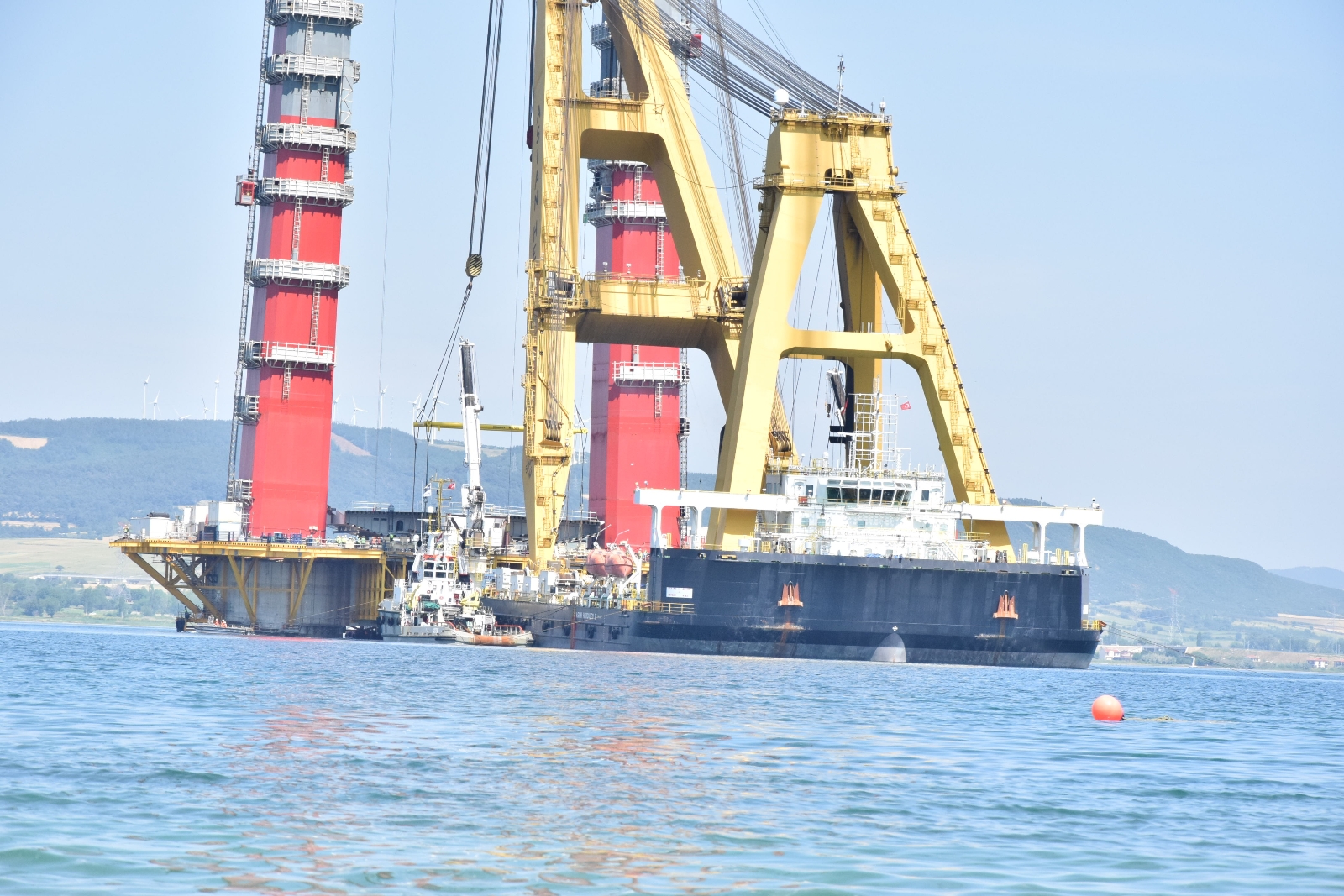 1915 Çanakkale Köprüsü’nün ilk tabliye bloğu yerleştirildi