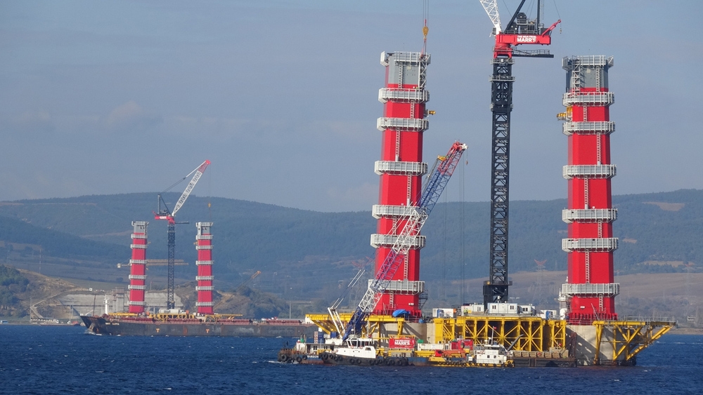 1915 Çanakkale Köprüsü Yükselmeye Devam Ediyor