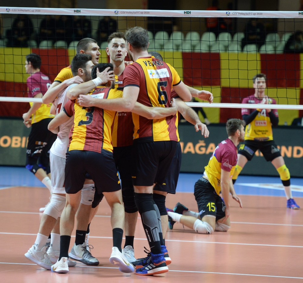 2020 Erkekler Cev Kupası: Galatasaray Hdı Sigorta: 3 - Dukla Liberec: 1