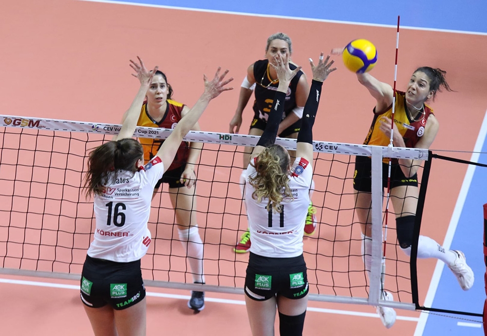 2021 Kadınlar CEV Kupası: Dresdner: 1 - Galatasaray HDI Sigorta: 3