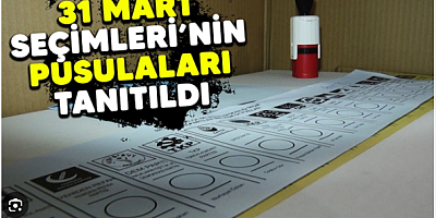 31 Mart seçimleri için pusulalar tanıtıldı!