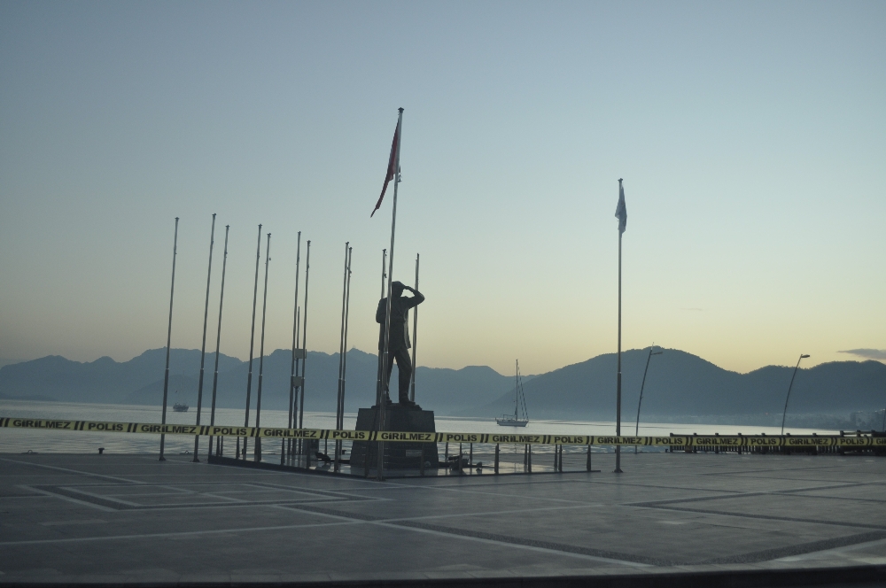 4 günlük kısıtlama Marmaris’te sakin geçti