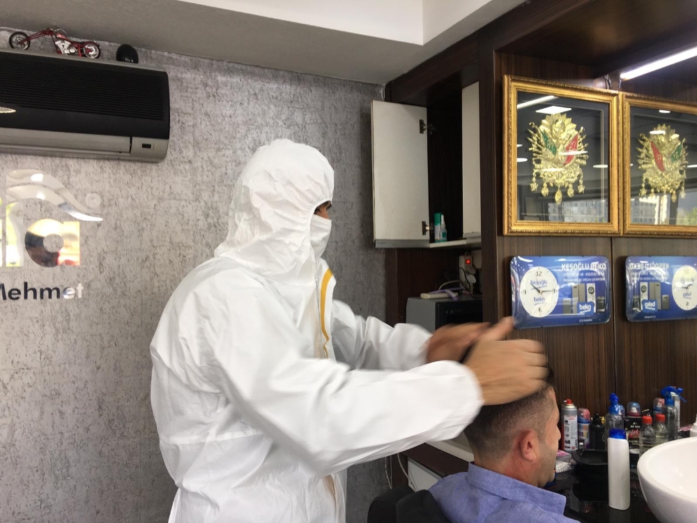 50 gün sonra iş başı yapan berberden üst düzey önlem