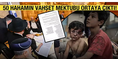 50 hahamdan Netanyahu'ya hastane bombalama icazeti!