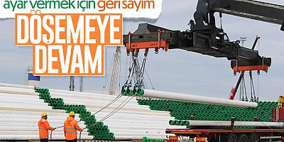 540 milyar metreküp doğalgazı taşıyacak boruların sevkiyatı sürüyor