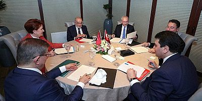 6'lı masada ilginç plan! 6'sı da cumhurbaşkanı olacak