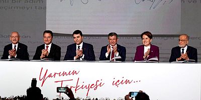 6 muhalefet partisi anlaştı! 'Güçlendirilmiş Parlamenter Sistem' mutabakatını imzaladılar